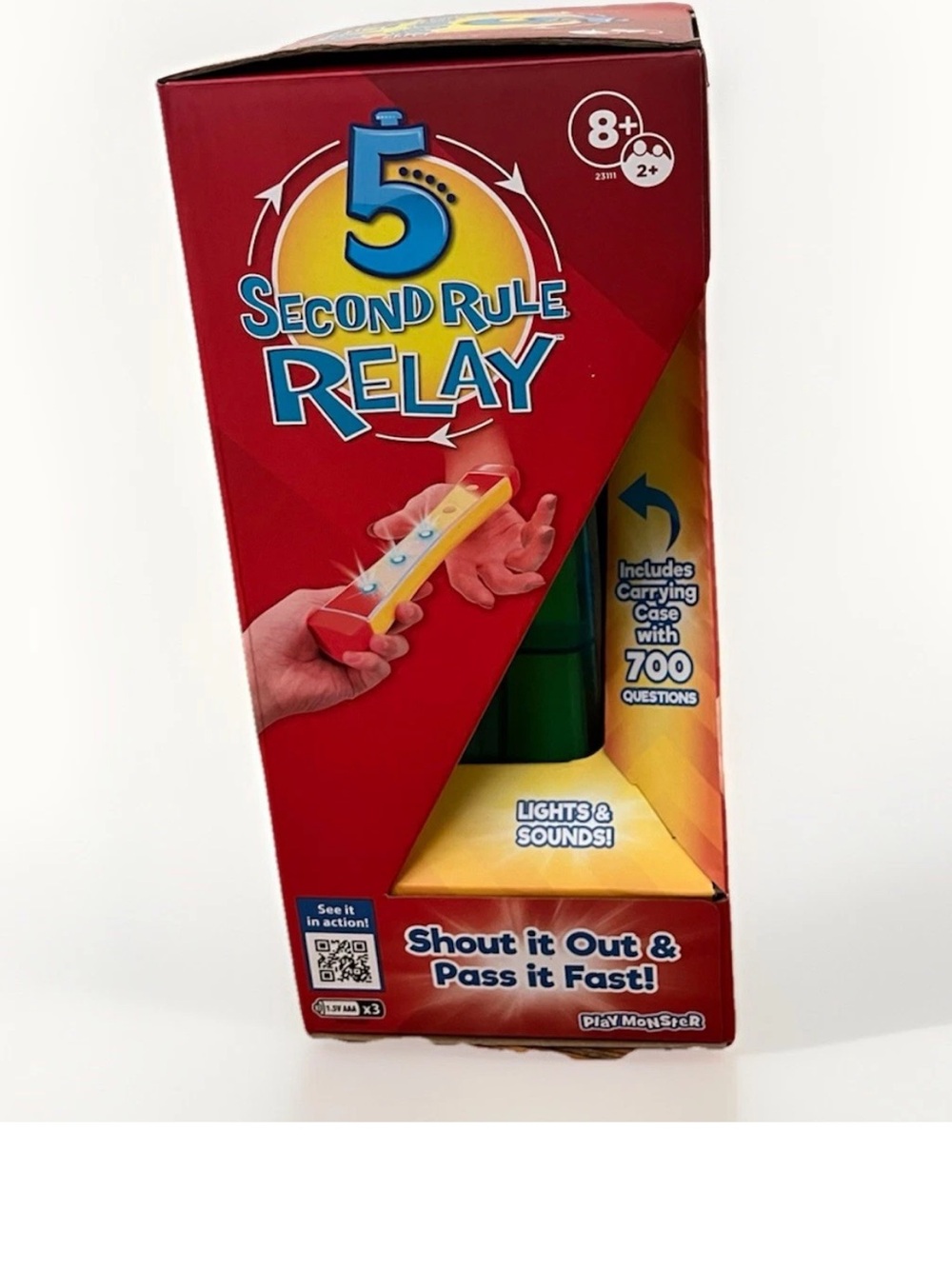 5 Second Rule Relay Game - Red Packaging